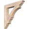 Ekena Millwork Balboa Traditional Smooth Bracket, Douglas Fir, 3 1/2"W x 24"D x 24"H BKT04X24X24BOA01SDF - alternate 1
